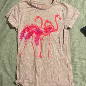 Crewcuts flamingo tee